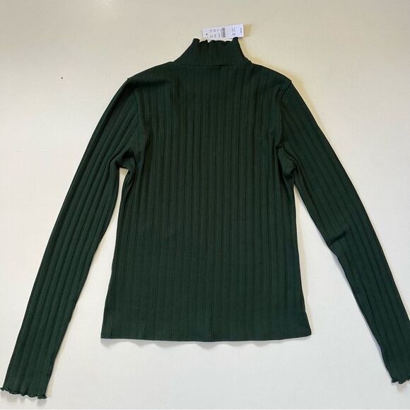 J.Crew NWT Pointelle knit turtleneck Small - Picture 9 of 11